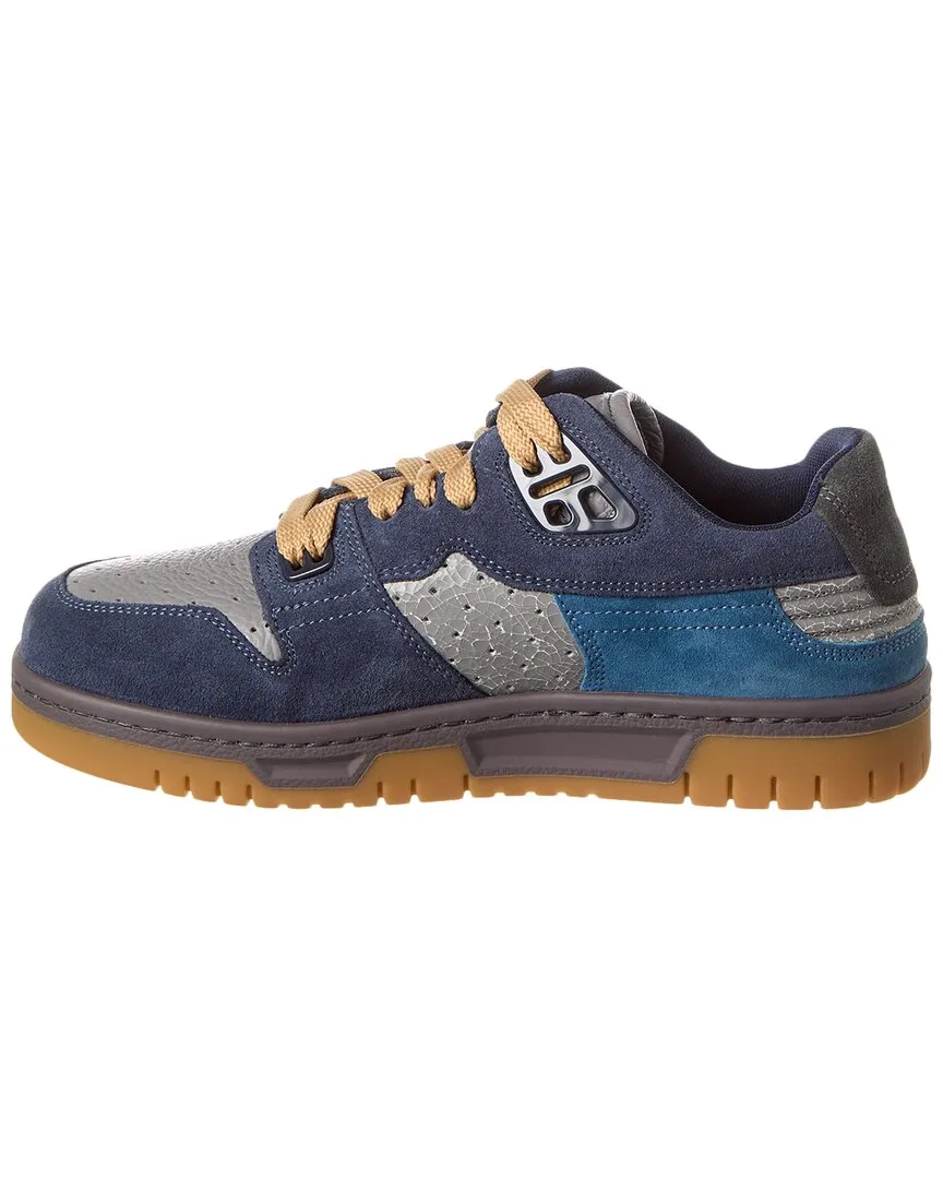 Acne Studios Low Fuzzy Leather & Suede Sneaker