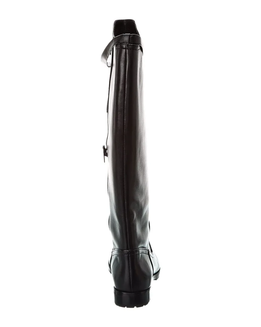 Alexandre Birman Clarita Saddlery Leather Knee-High Boot