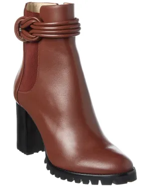 Alexandre Birman Vicky Waterproof Leather Combat Boot