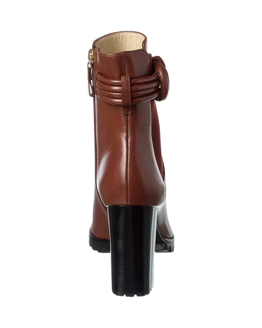 Alexandre Birman Vicky Waterproof Leather Combat Boot
