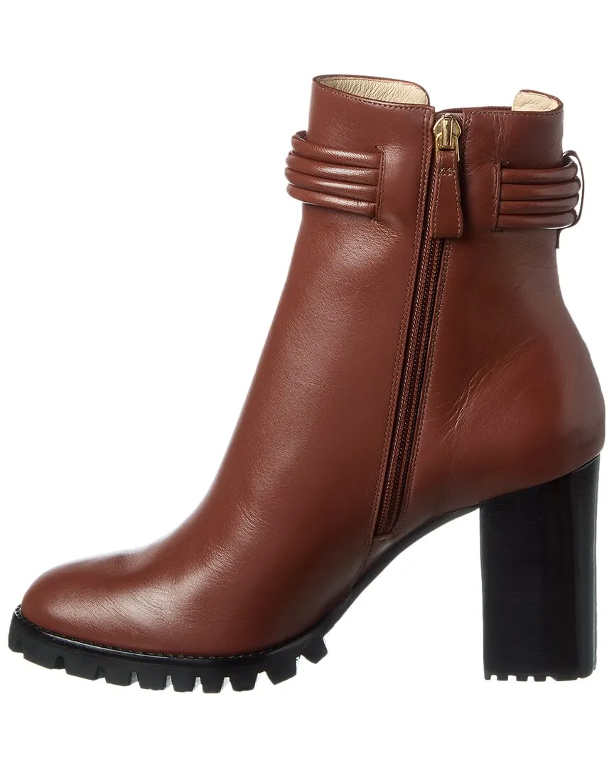 Alexandre Birman Vicky Waterproof Leather Combat Boot