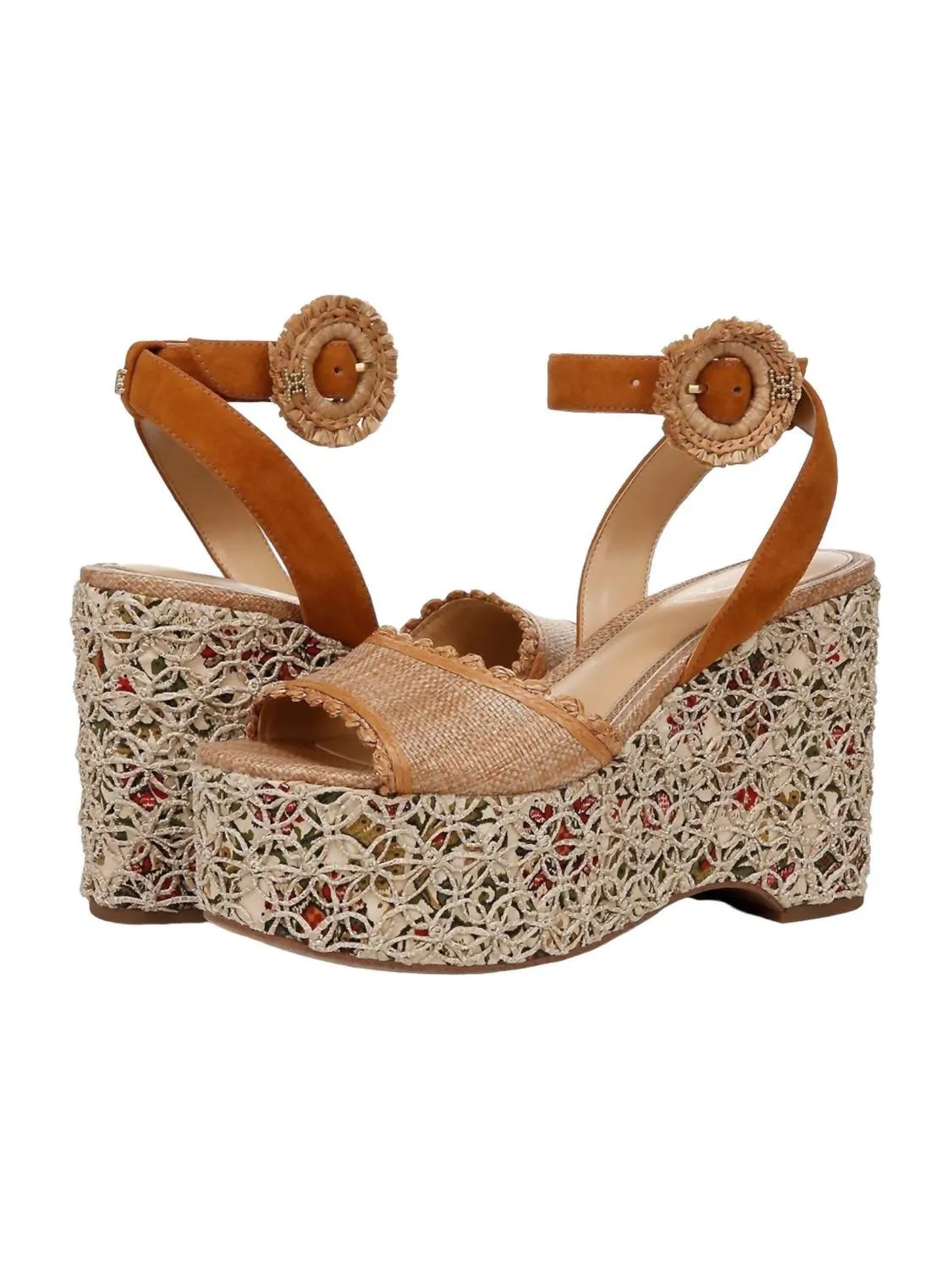 Amber Sandals In Rust Brown