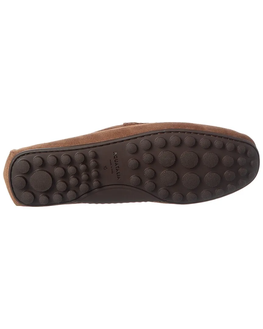 Aquatalia Lucca Weatherproof Suede Loafer