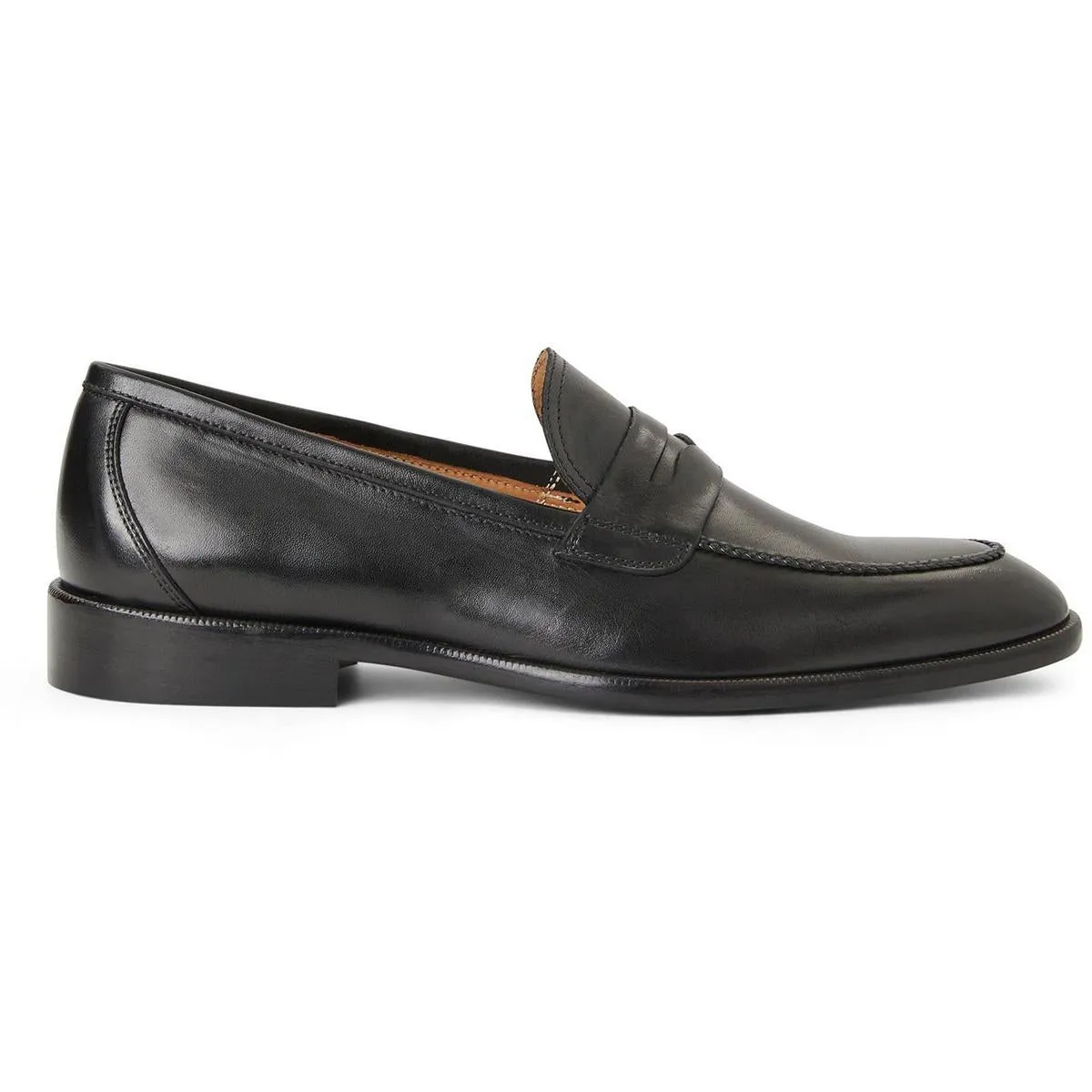 Arden Mens Solid Leather Loafers