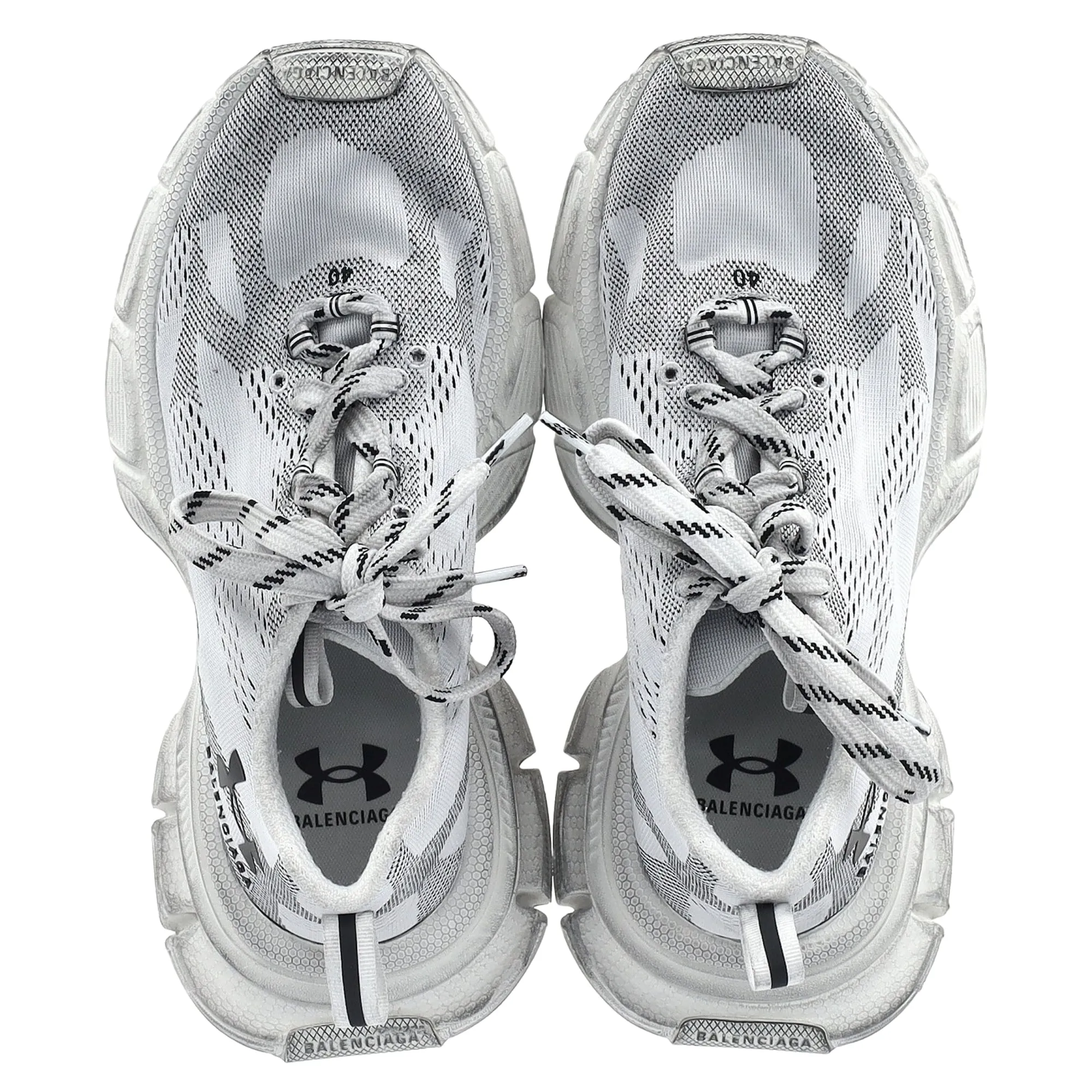 Balenciaga x Under Armour 3XL Sneakers in White Polyester