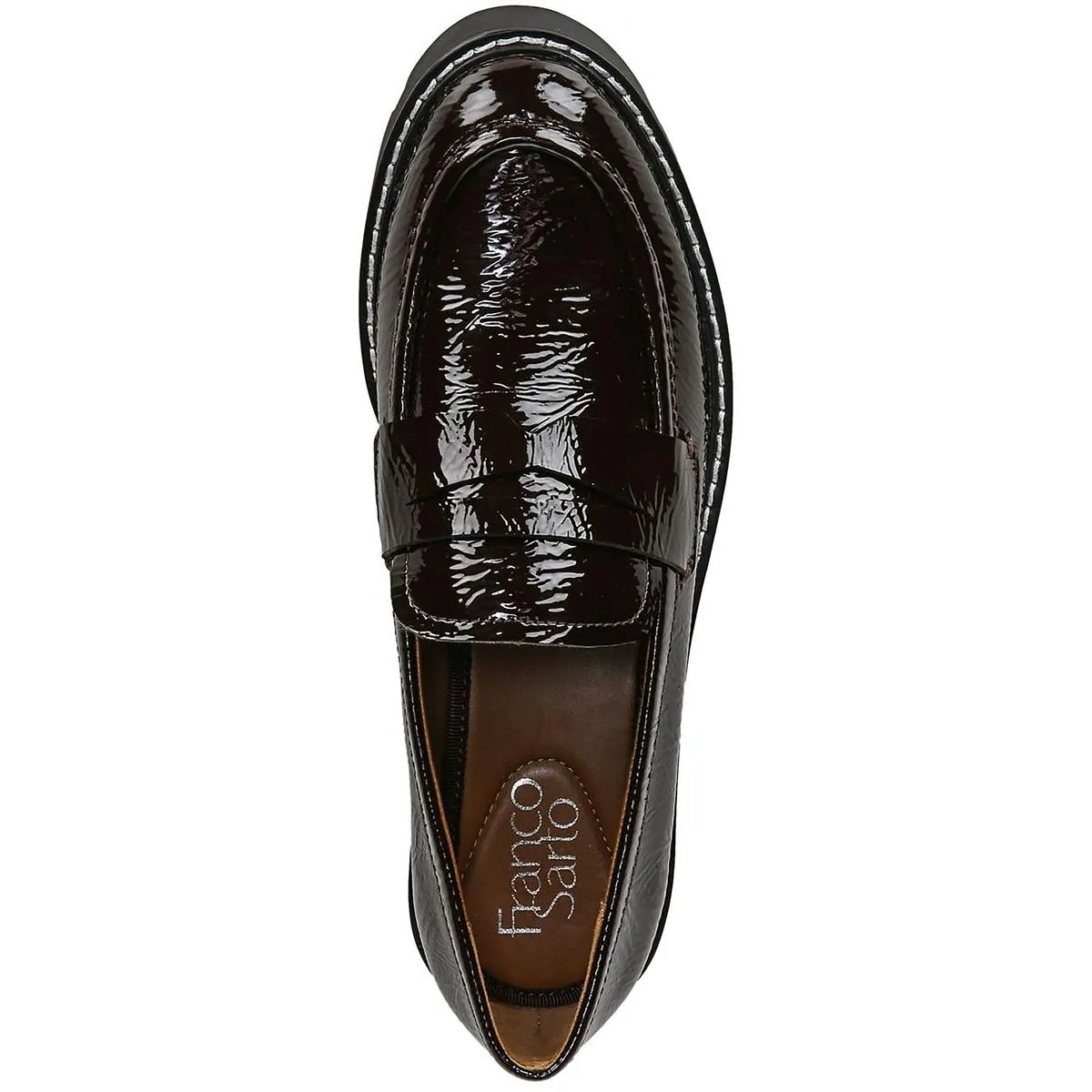 Balin Womens Padded Insole Lug Sole Loafers