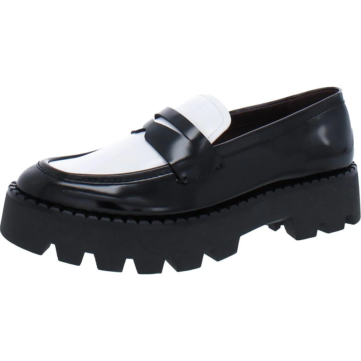 Balin Womens Padded Insole Lug Sole Loafers