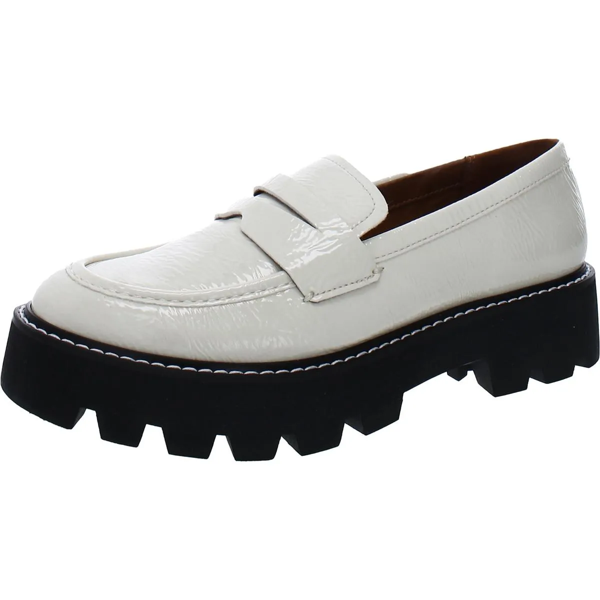 Balin Womens Padded Insole Lug Sole Loafers