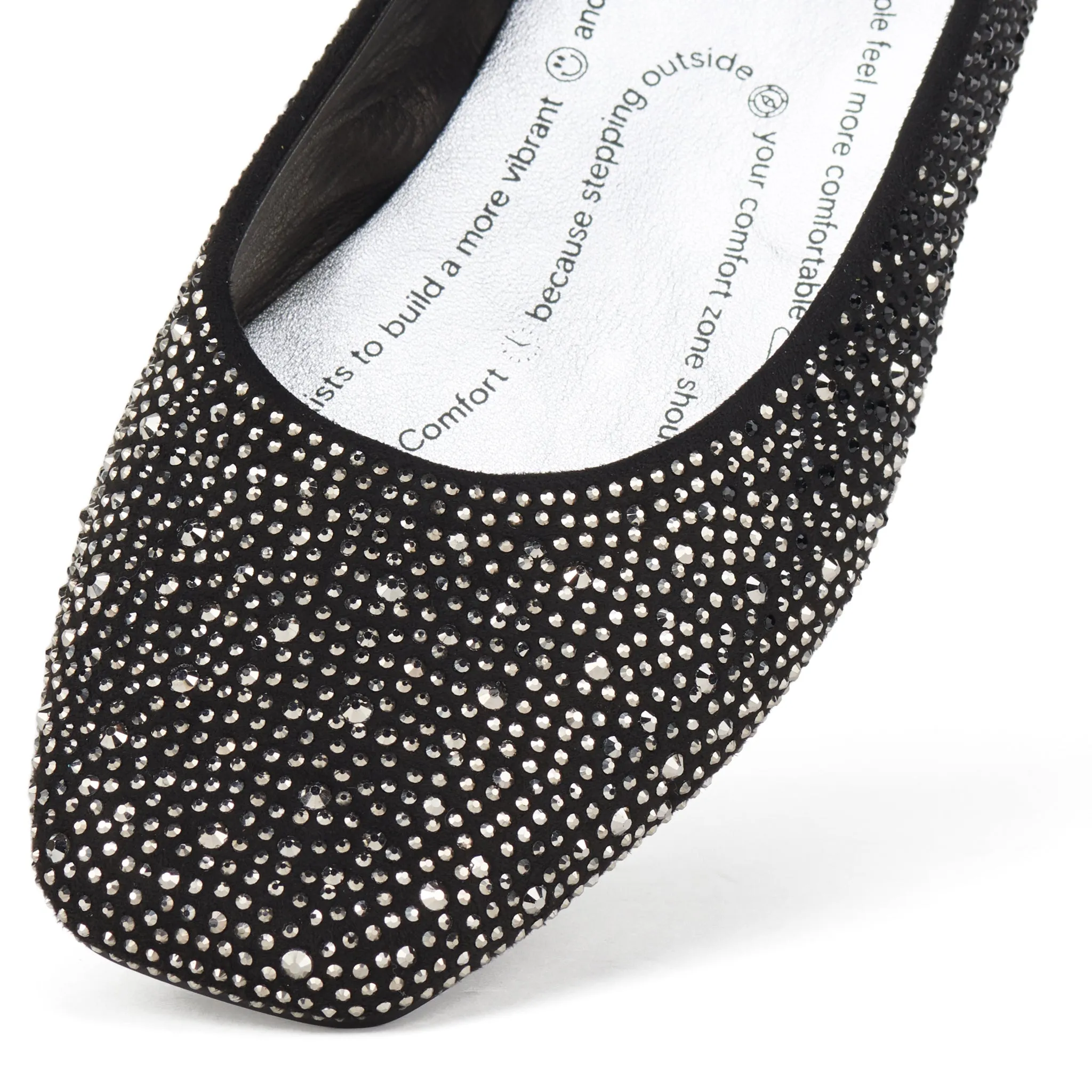 Ballet ST Rhinestone Ombre Black/Silver