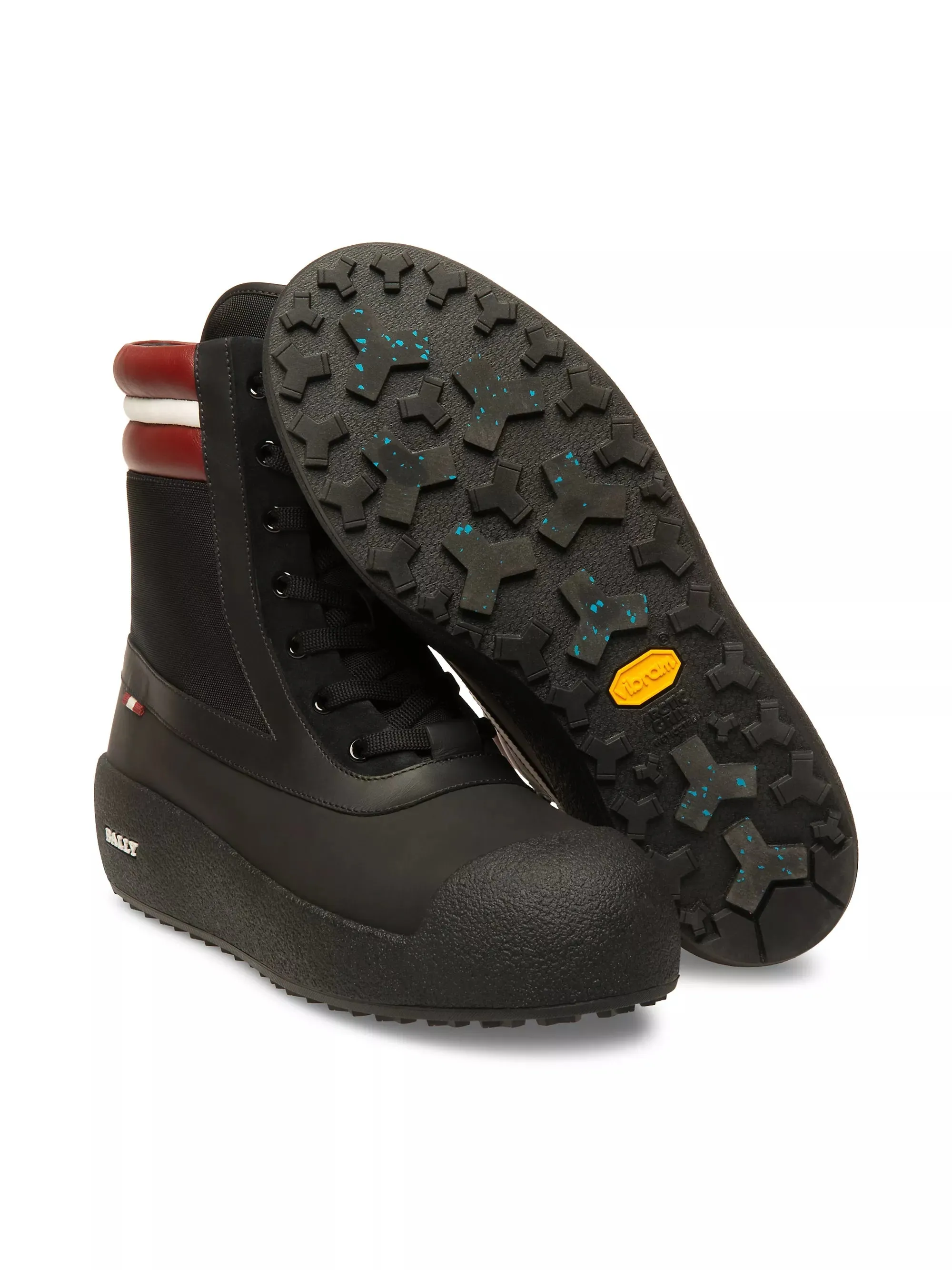 Bally Croker 6239721 Men's Black Calf Leather Shirling-Lined Boots