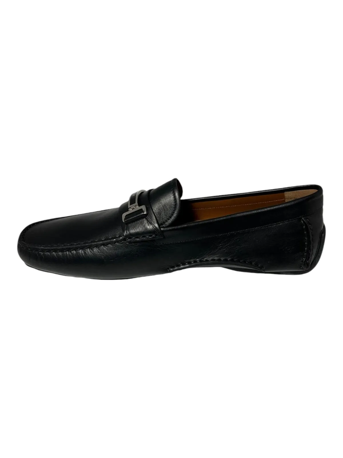 Bally Drulio 6211259 Men's Black Leather Loafers