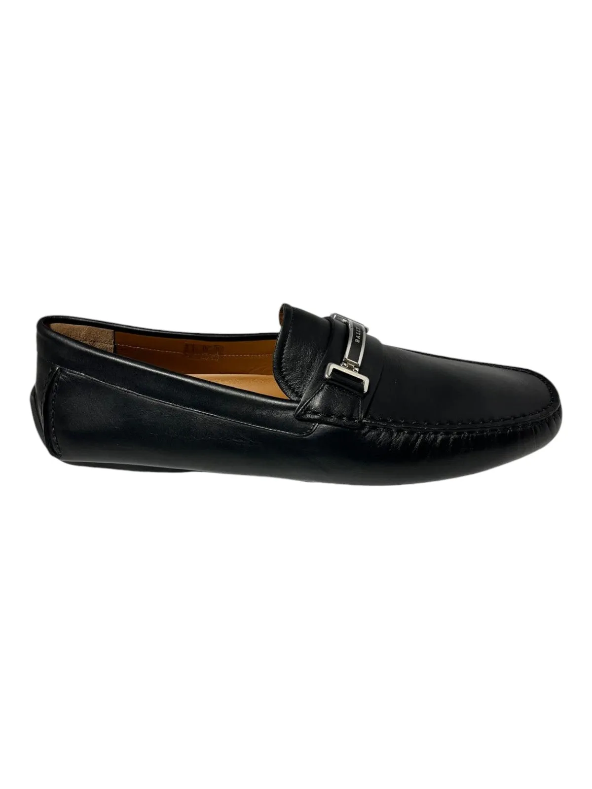 Bally Drulio 6211259 Men's Black Leather Loafers