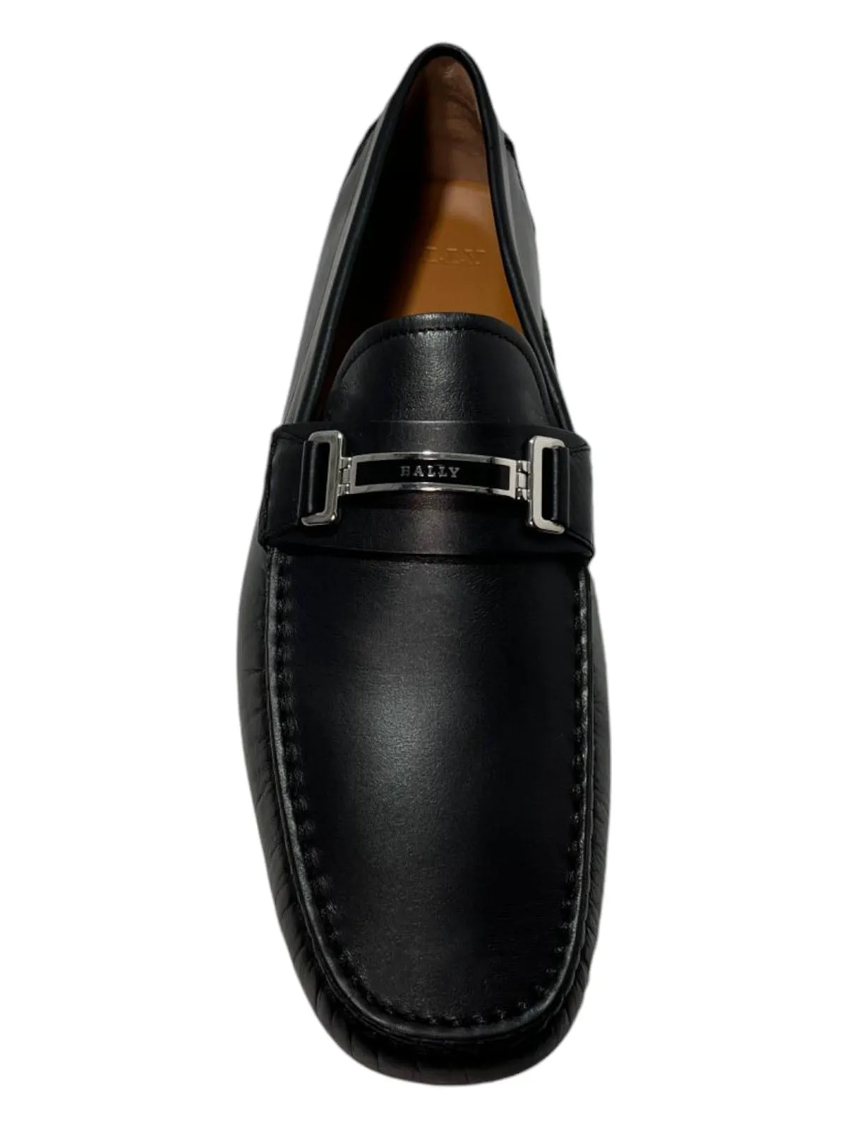 Bally Drulio 6211259 Men's Black Leather Loafers