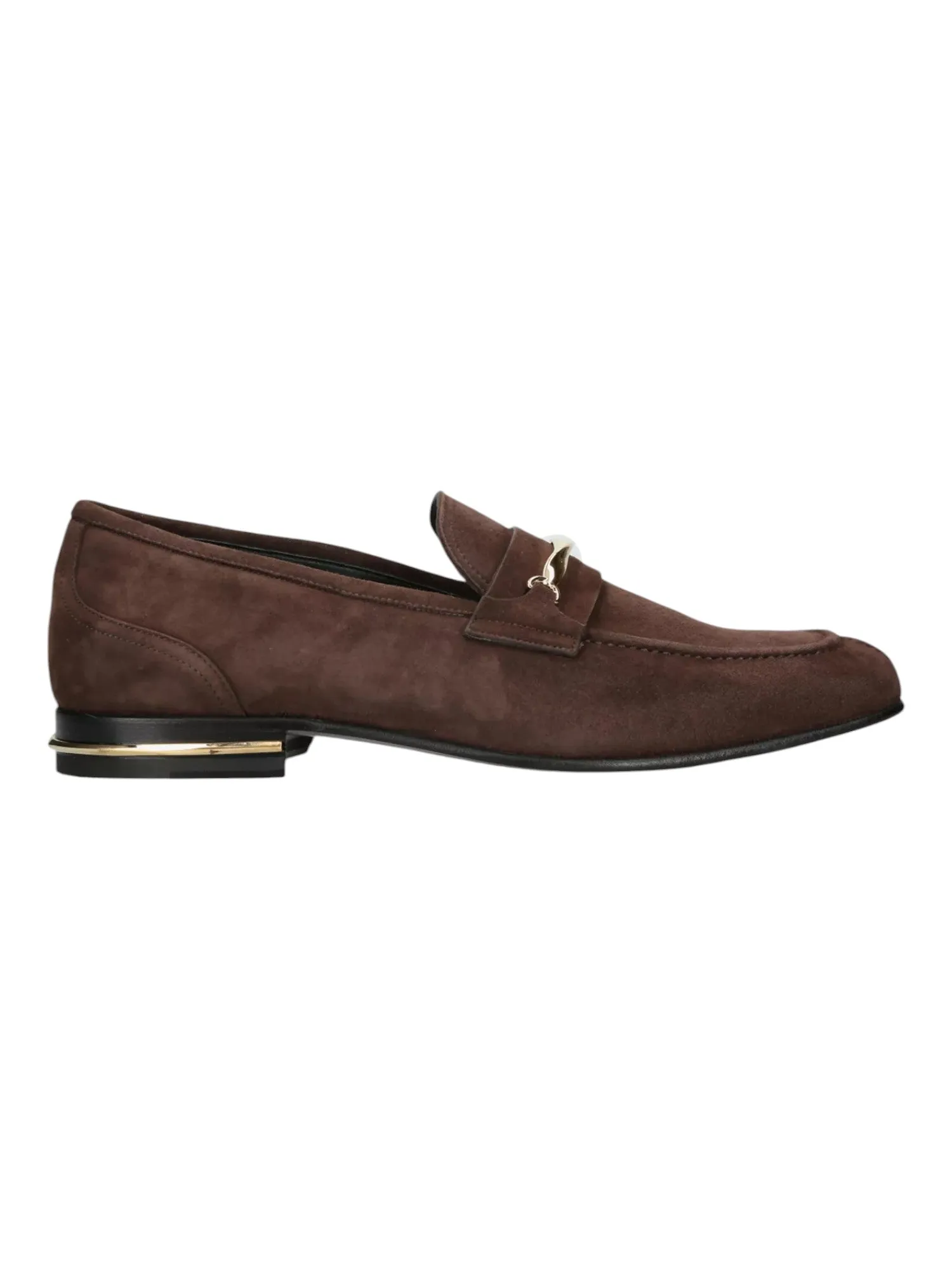 Bally Genos 6304149 Men's Ebano Suede Leather Loafers