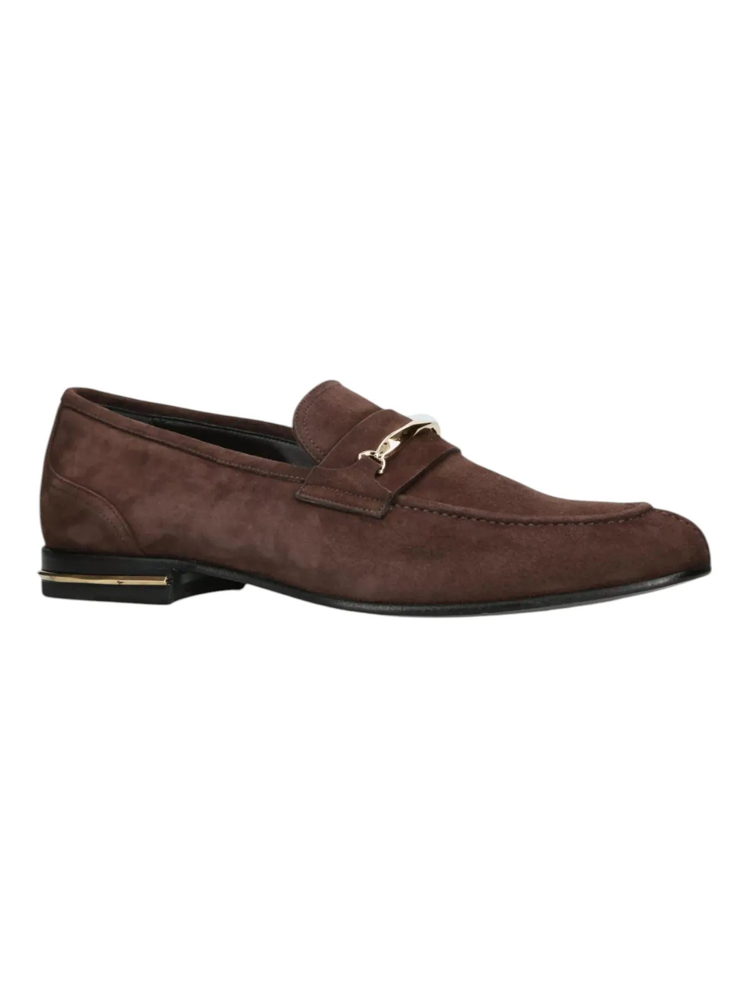 Bally Genos 6304149 Men's Ebano Suede Leather Loafers