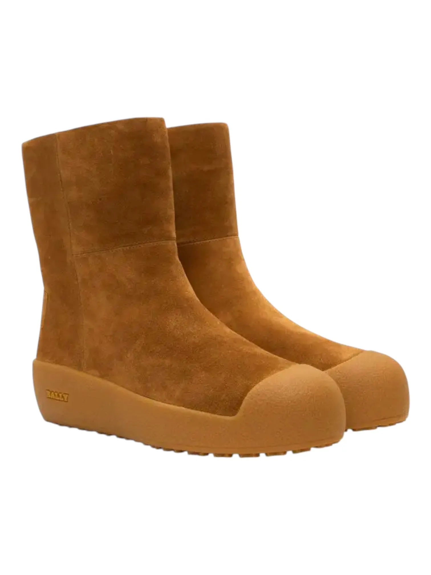 Bally GSTAAD 6302963 Women's Camel Suede Leather Shirling Lined Boots