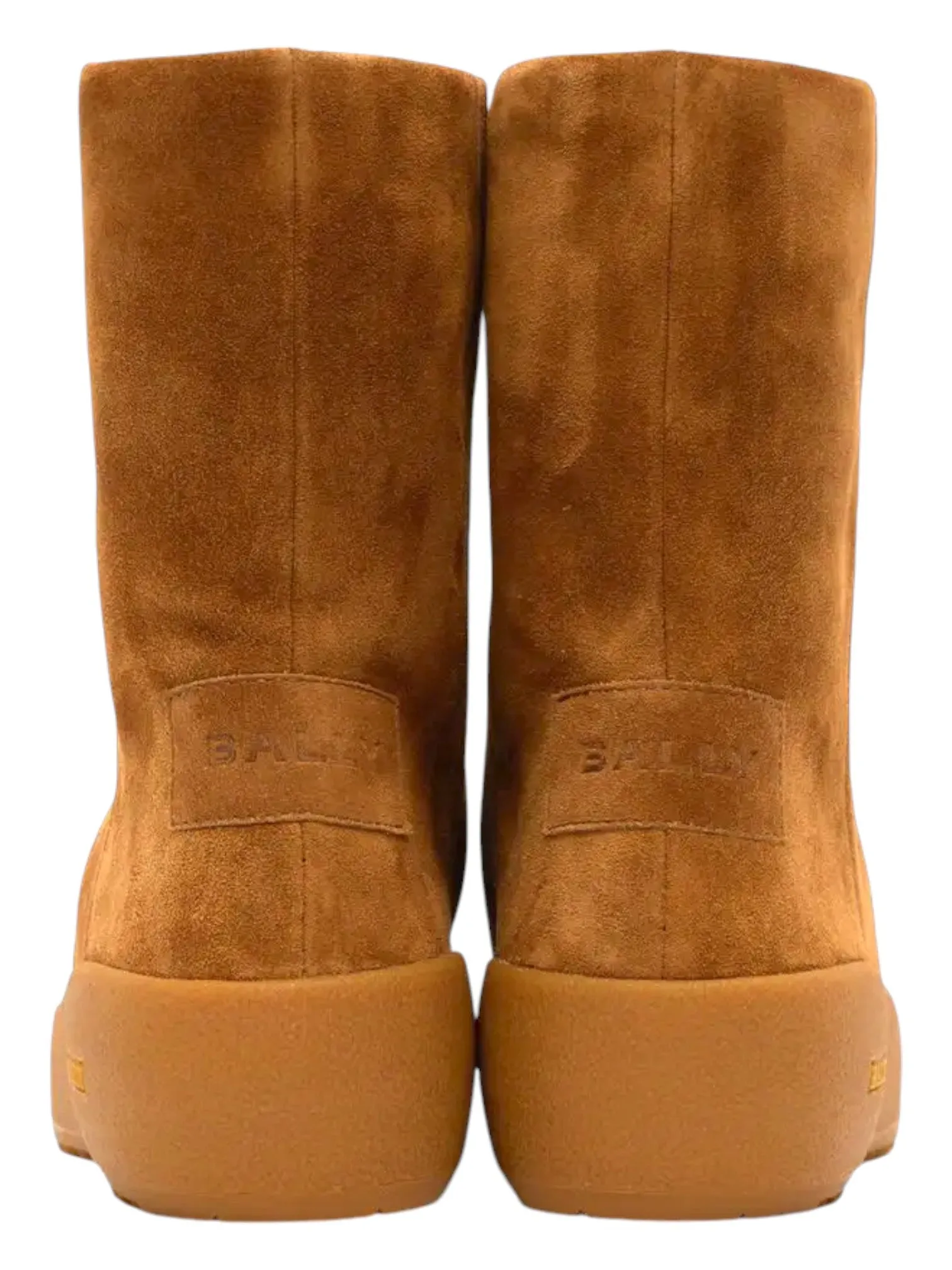 Bally GSTAAD 6302963 Women's Camel Suede Leather Shirling Lined Boots