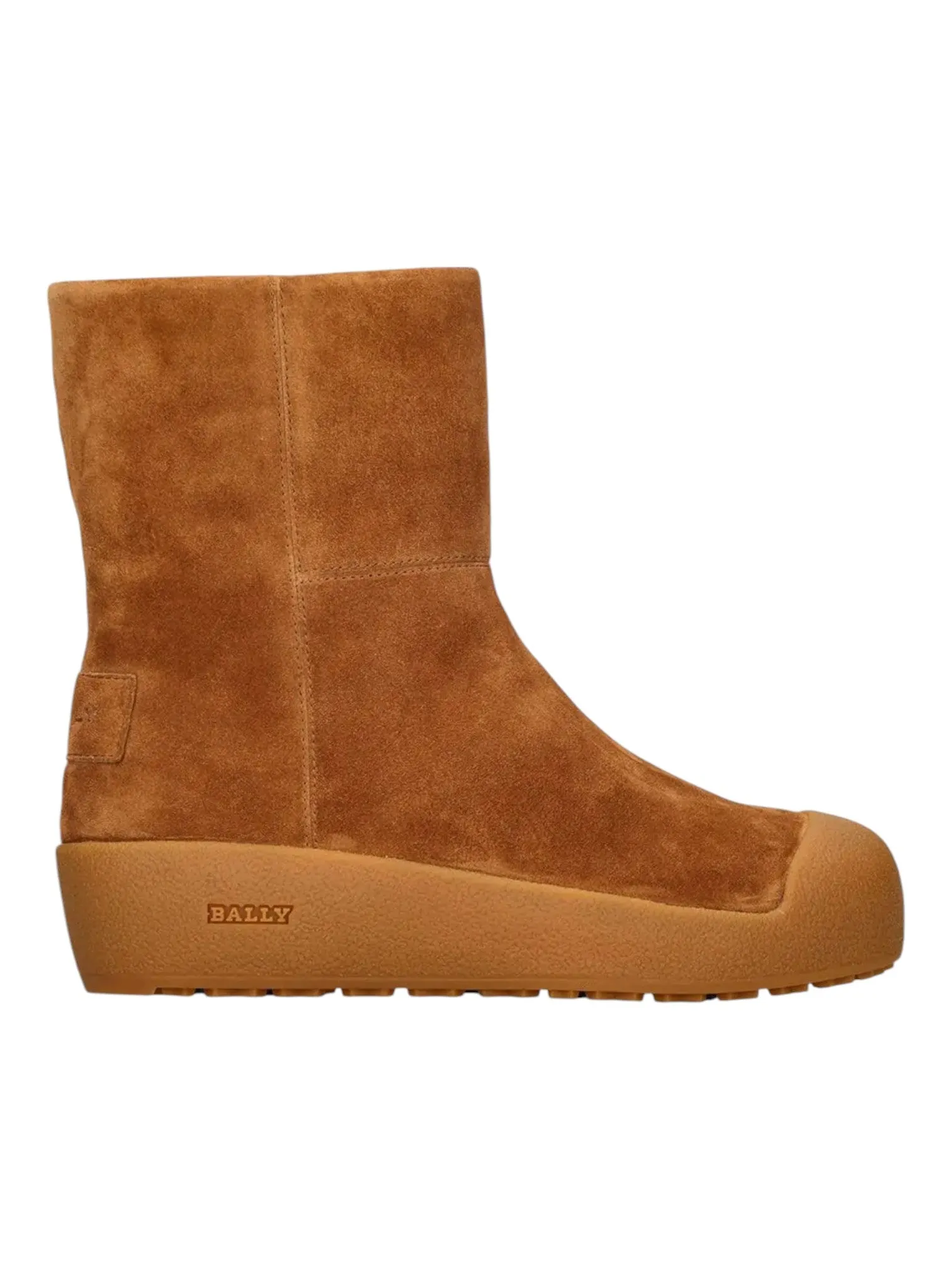 Bally GSTAAD 6302963 Women's Camel Suede Leather Shirling Lined Boots