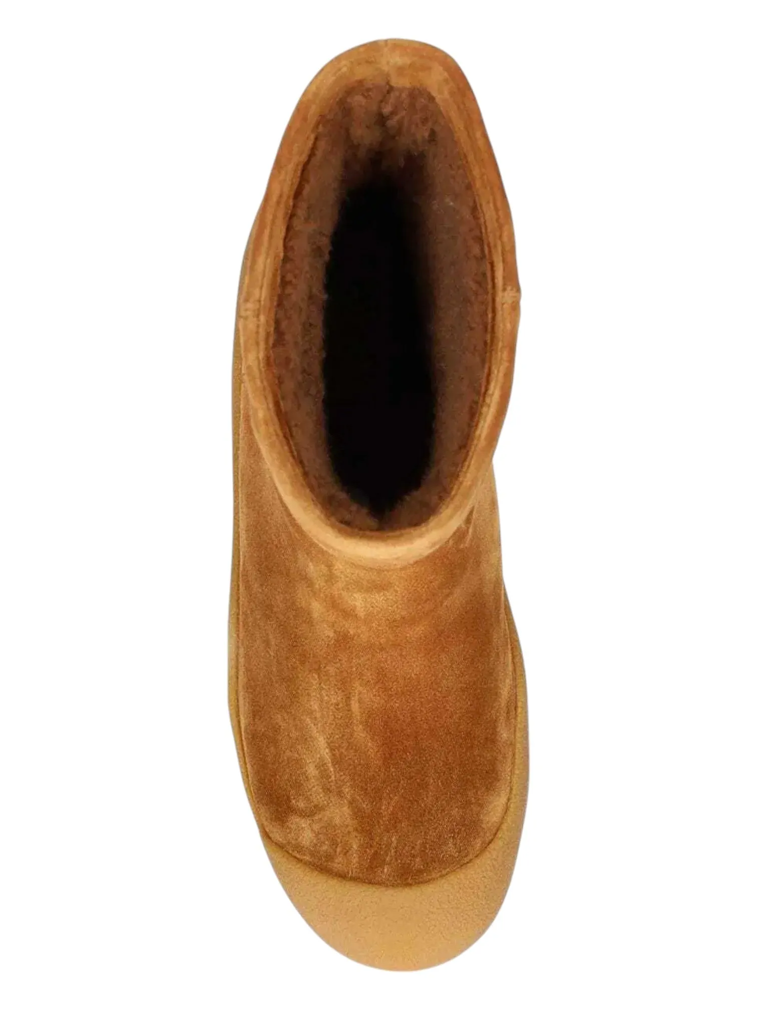 Bally GSTAAD 6302963 Women's Camel Suede Leather Shirling Lined Boots