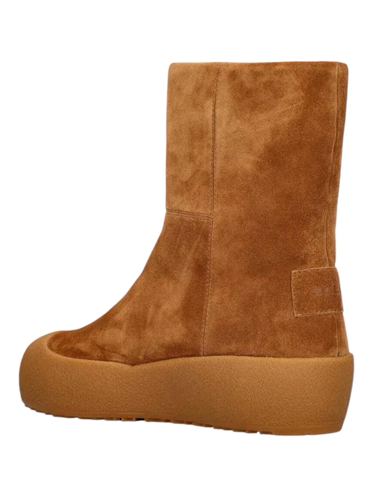 Bally GSTAAD 6302963 Women's Camel Suede Leather Shirling Lined Boots
