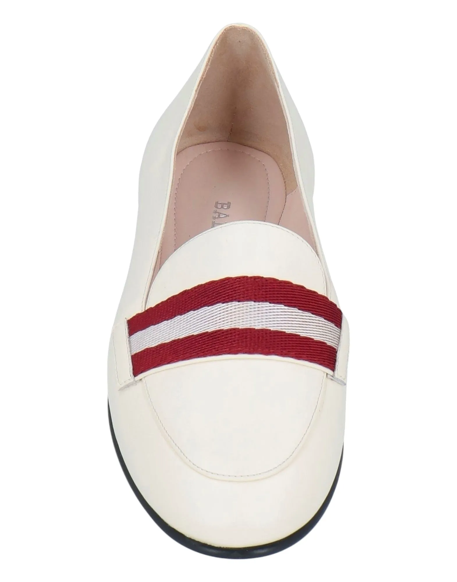 Bally Mady 6244536 Women's Bone Calf Plain Leather Loafers