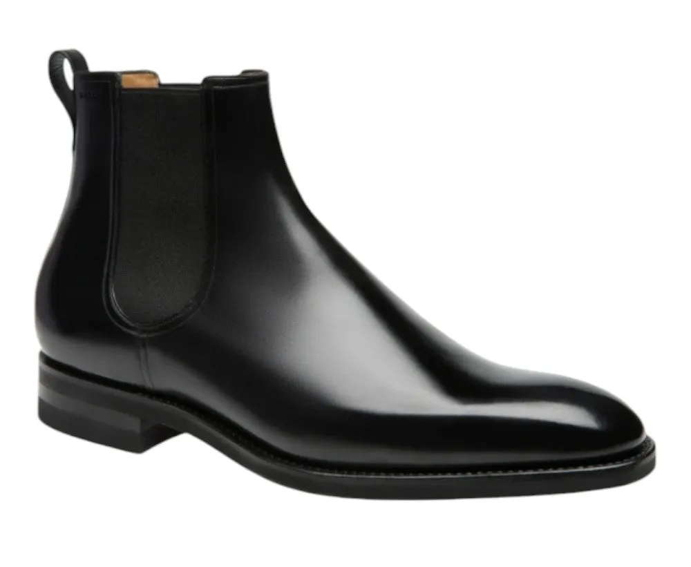 Bally Scavone 6193764 Men's Black Calf Shiny Leather Boots