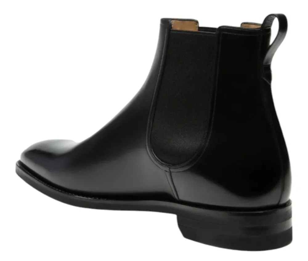 Bally Scavone 6193764 Men's Black Calf Shiny Leather Boots