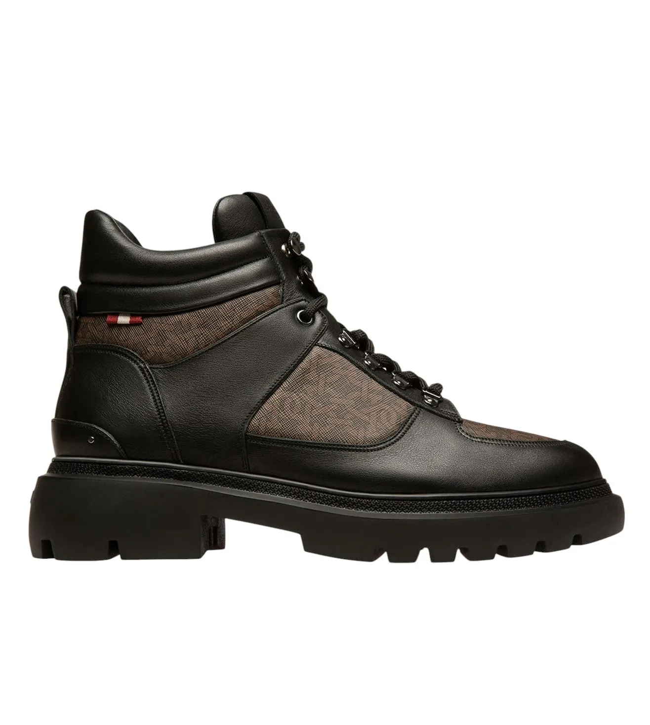 Bally Valensy 6239846 Black Monogram Leather Boots