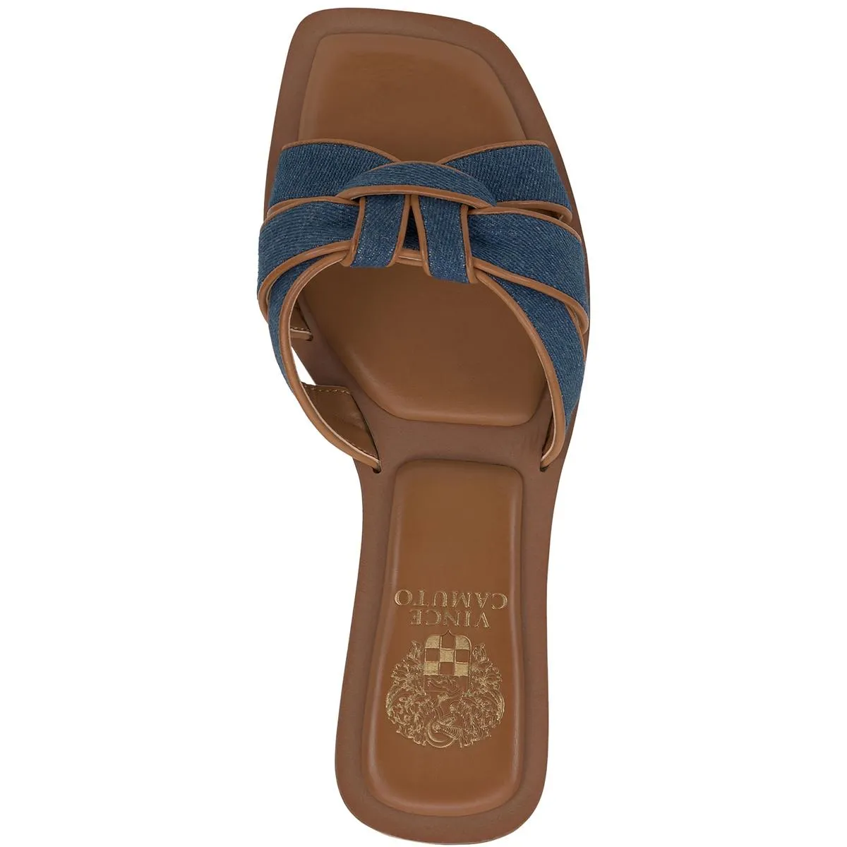 Barcelens Womens Leather Slip On Slide Sandals