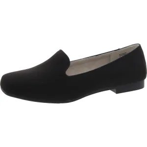 BESSEY Womens Laceless Faux Suede Loafers