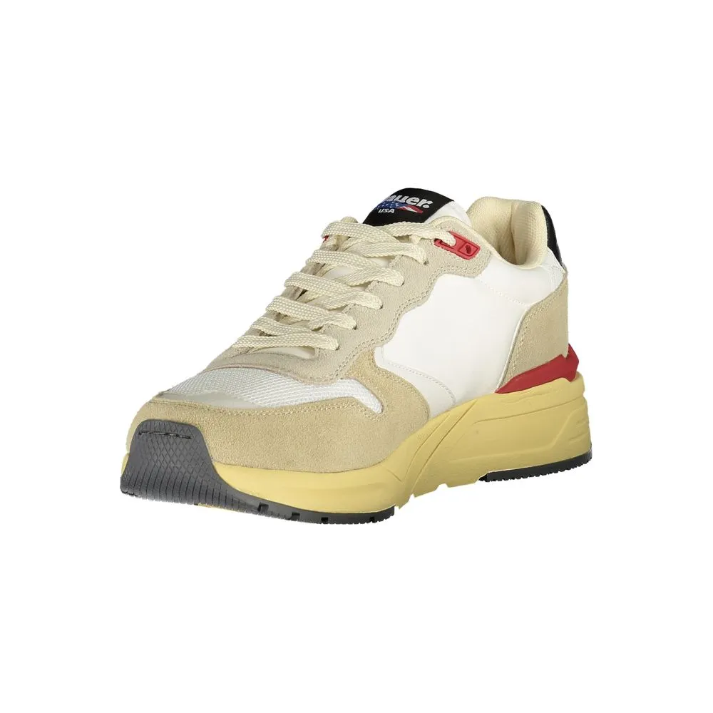 Blauer Polyester Men Men's Sneaker