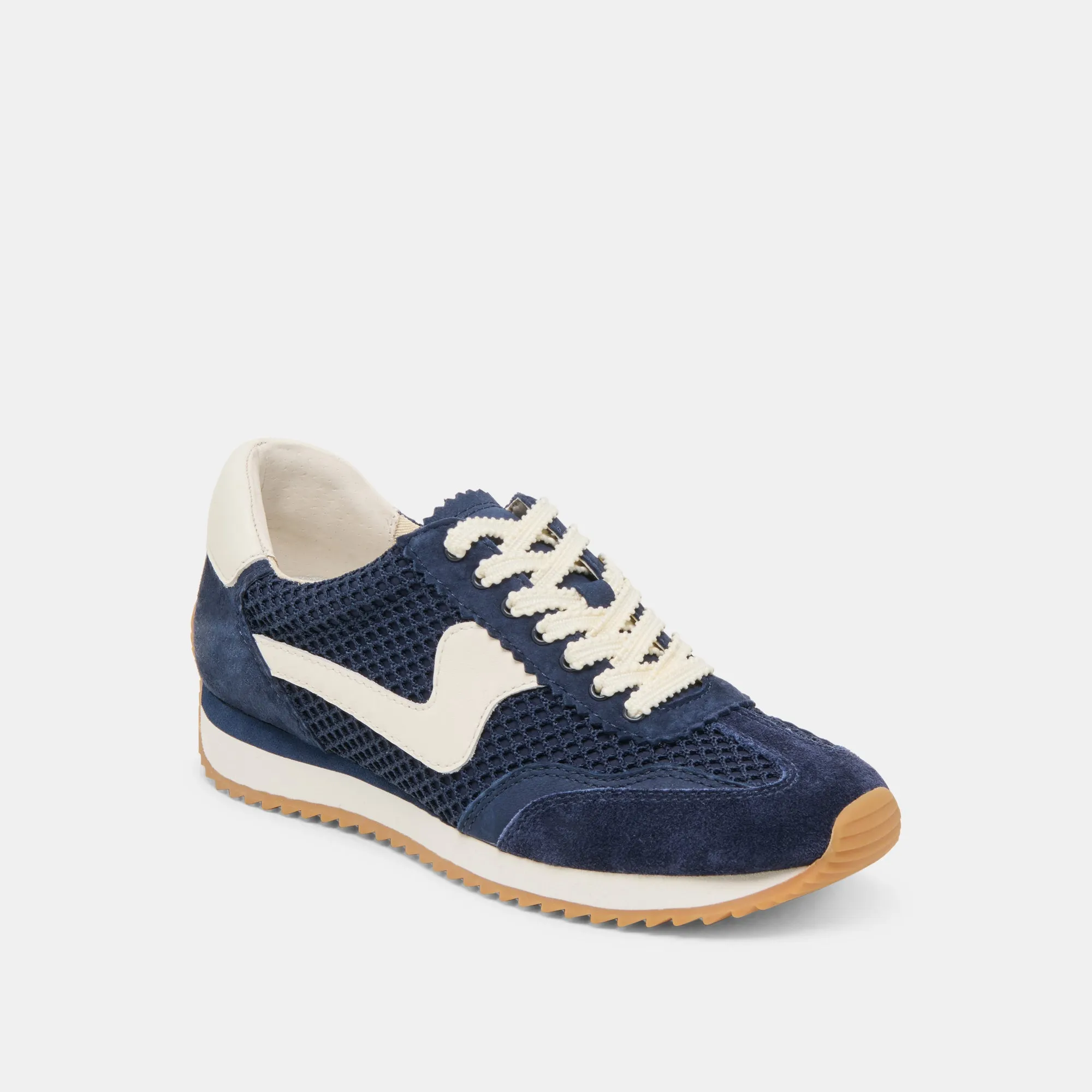 B.NTCD MESH SNEAKERS NAVY WOVEN MESH