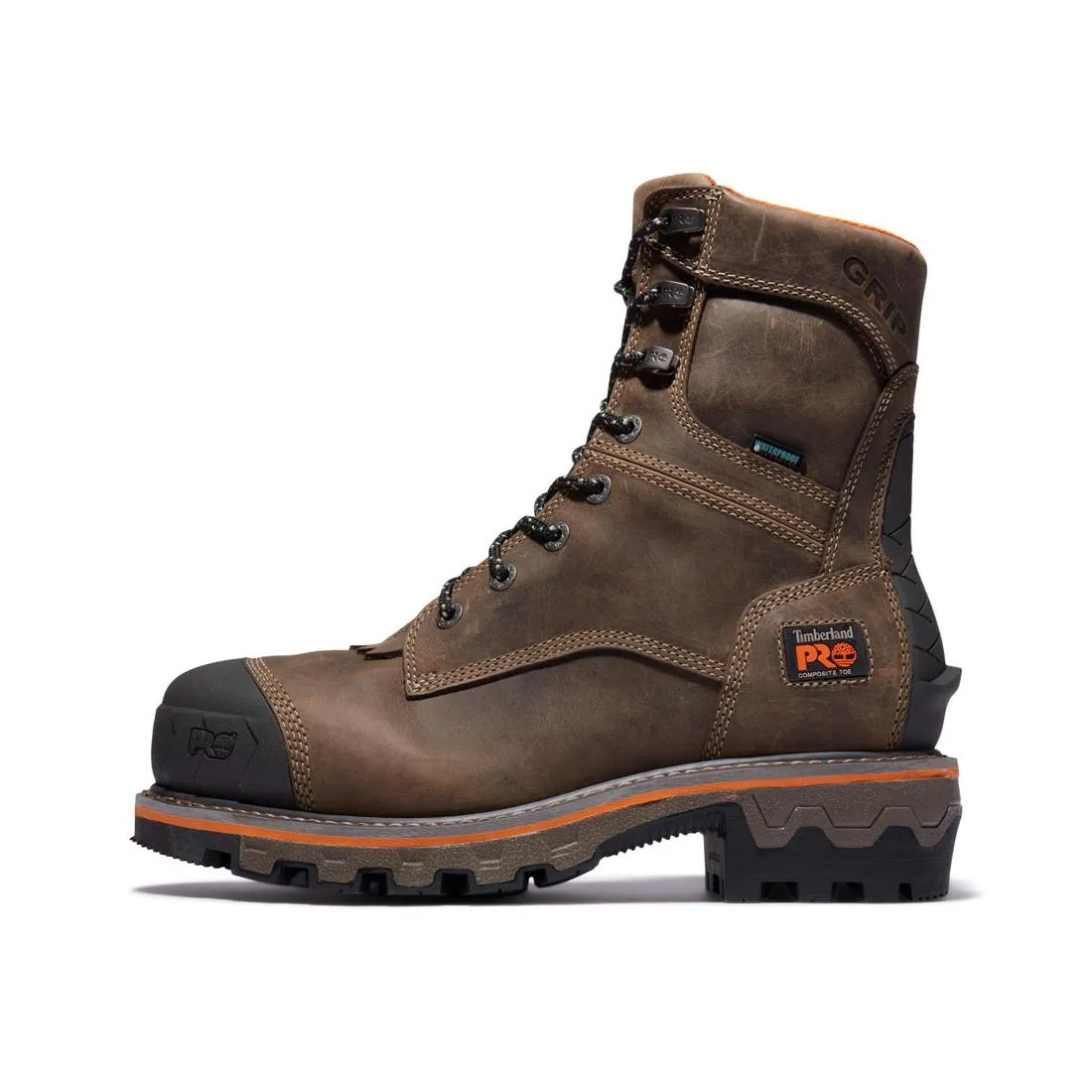 Boondock HD 8 Inch Comp-Toe Waterproof Work Boot With Easy Entry