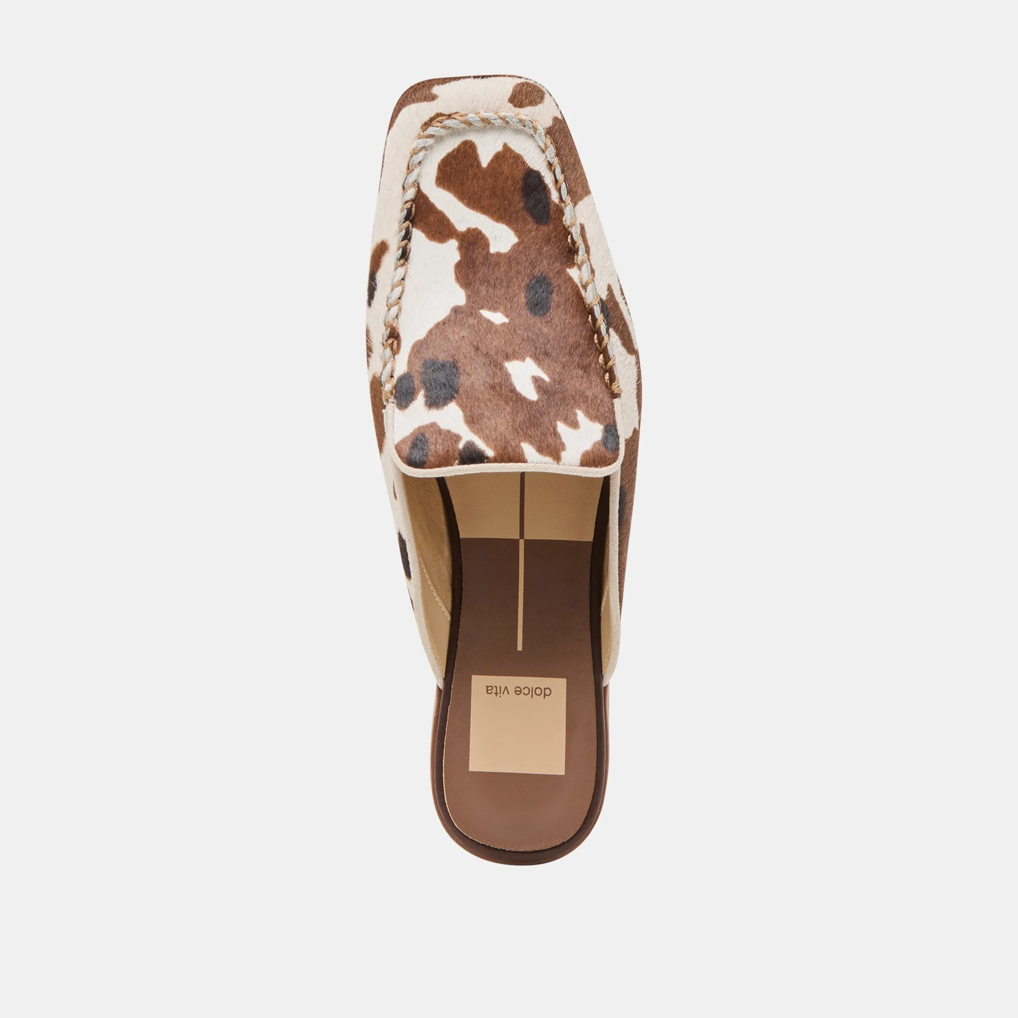 BRADLY FLATS COCOA TAURUS CALF HAIR