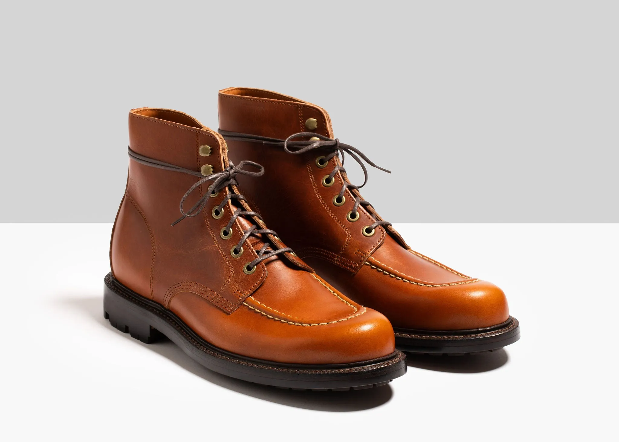 Brass Boot Tan Brooklyn Calf