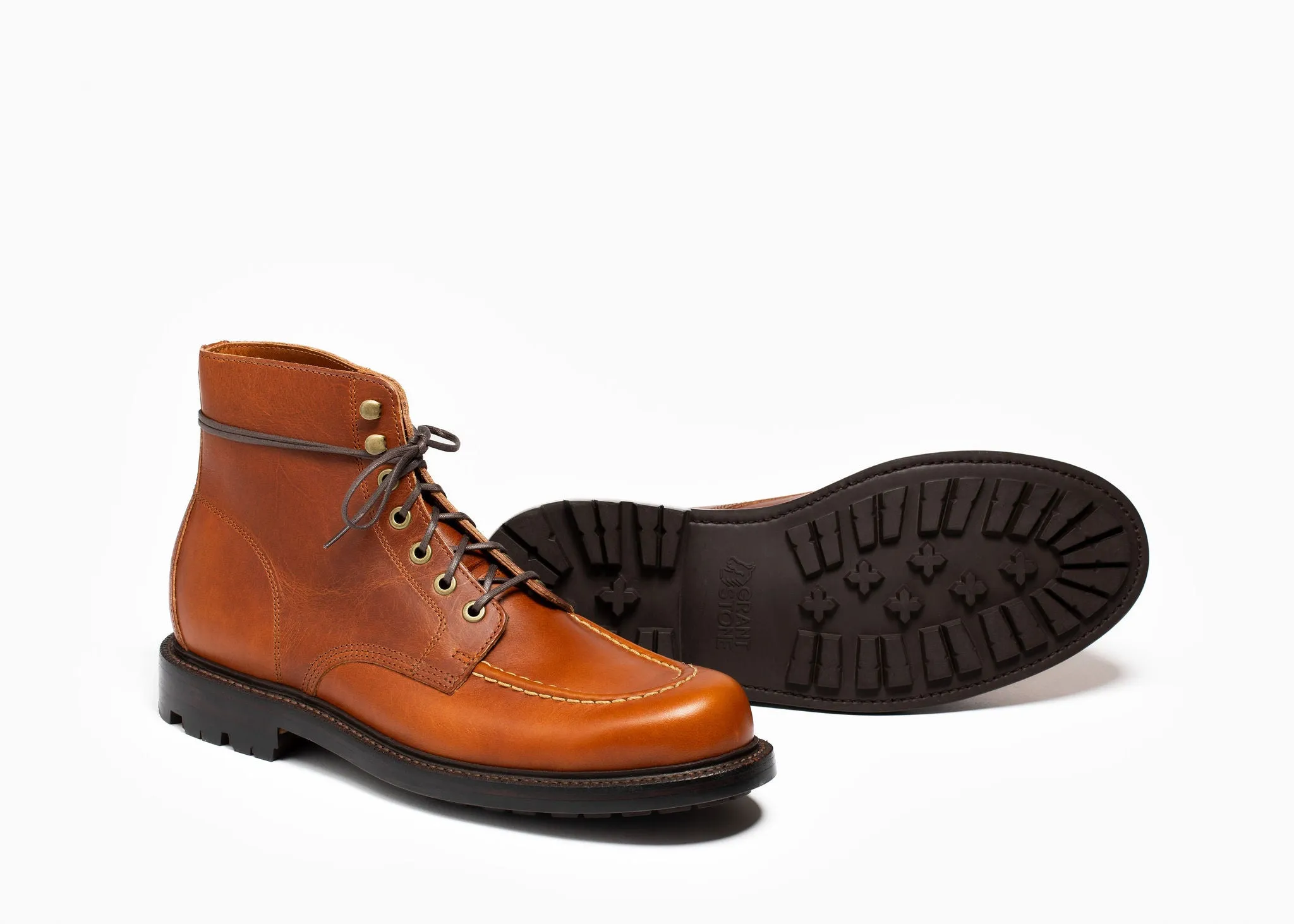 Brass Boot Tan Brooklyn Calf