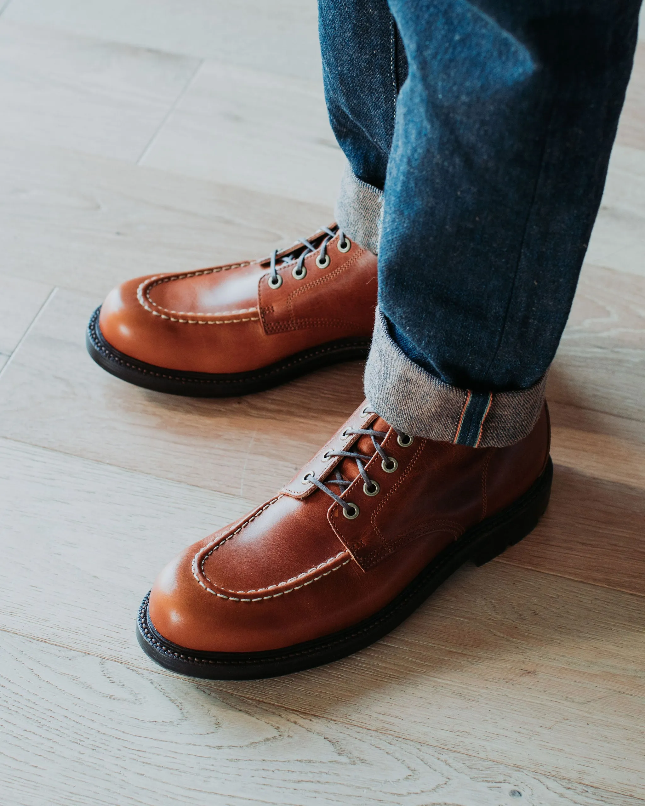 Brass Boot Tan Brooklyn Calf