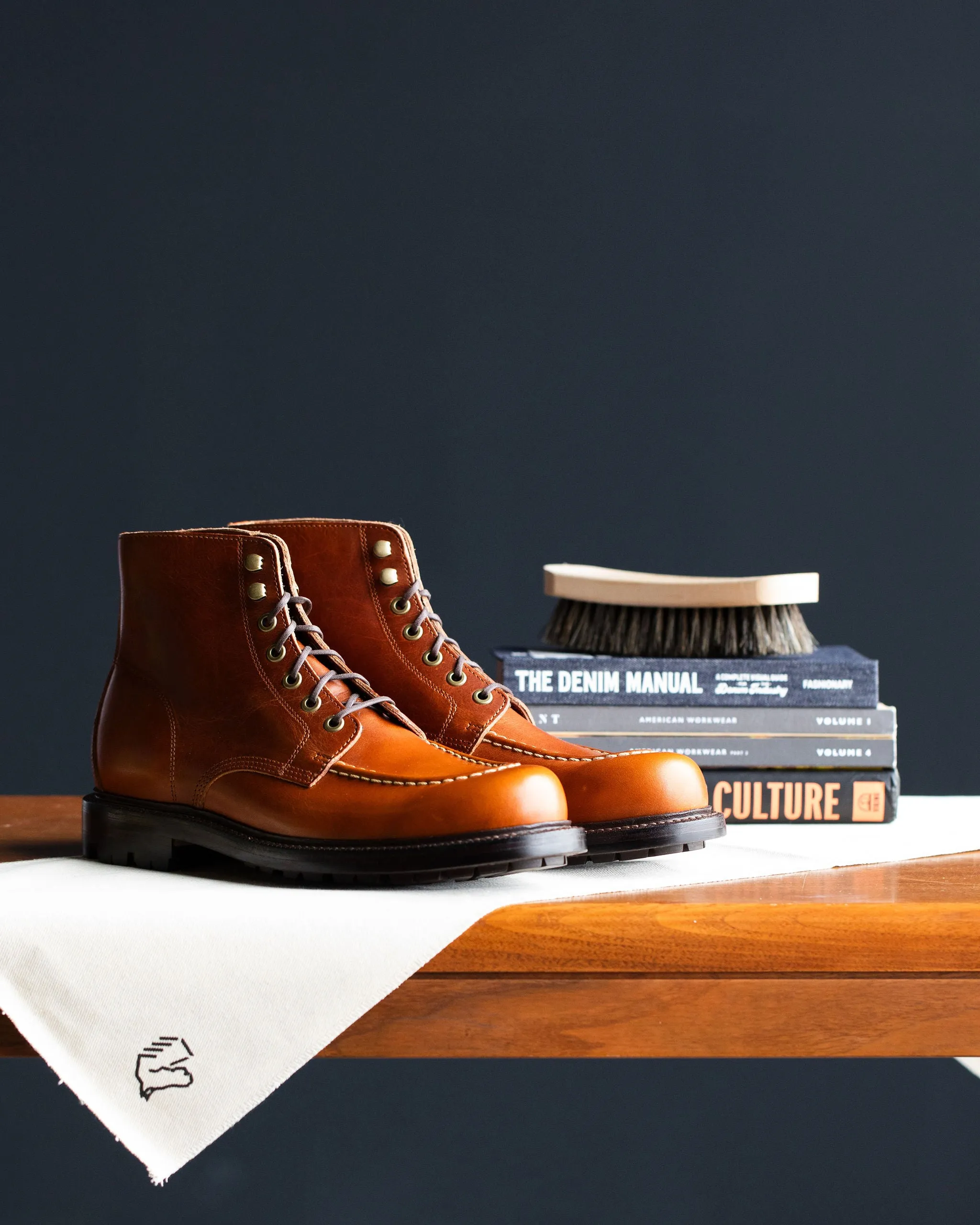 Brass Boot Tan Brooklyn Calf