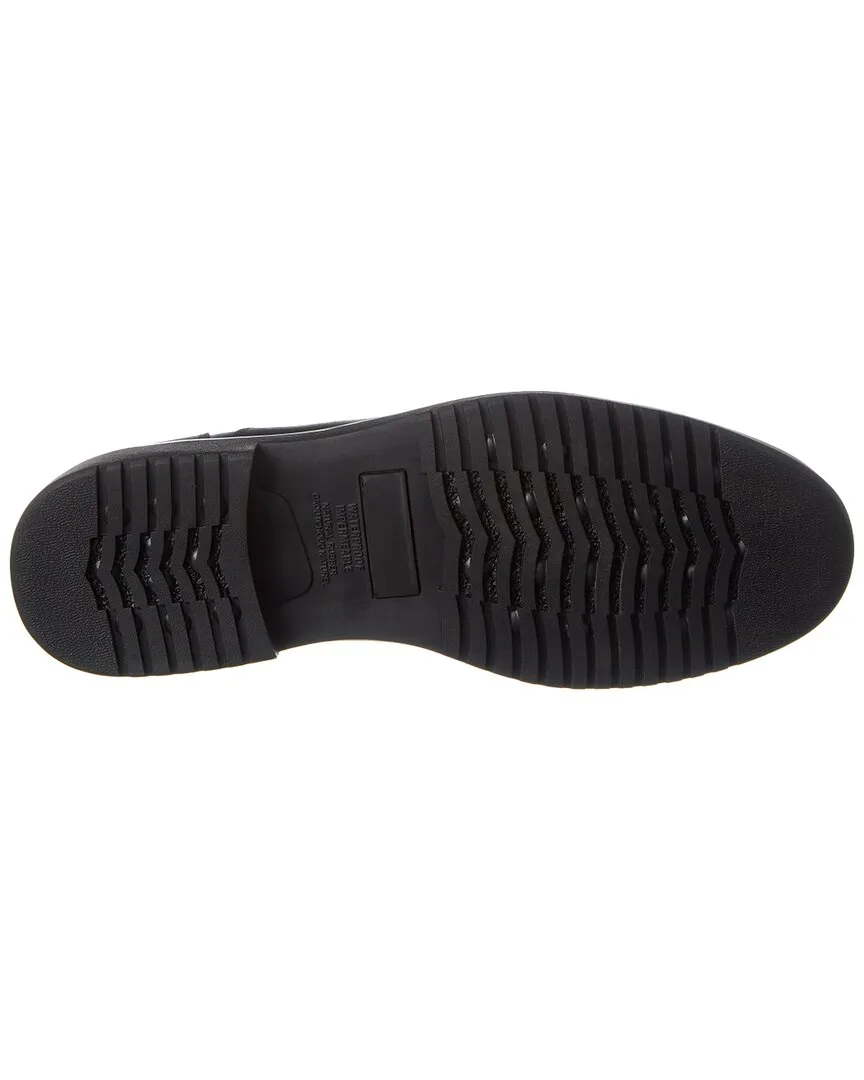 Brass Mark Plain Toe Leather Boot