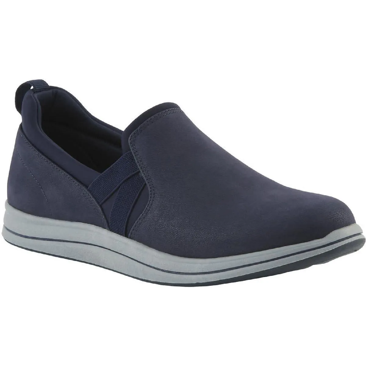 Breeze Bali Womens Faux Suede Flats Slip-On Sneakers