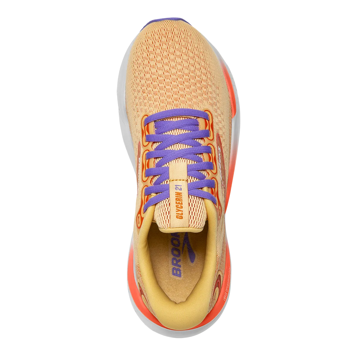 Brooks Glycerin 21 - Sunburst - Nasturtium - Purple