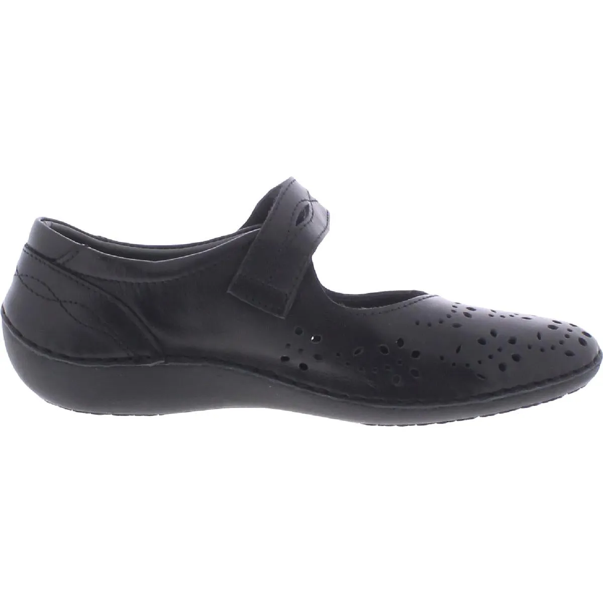 Calista Womens Leather Preforated Mary Janes