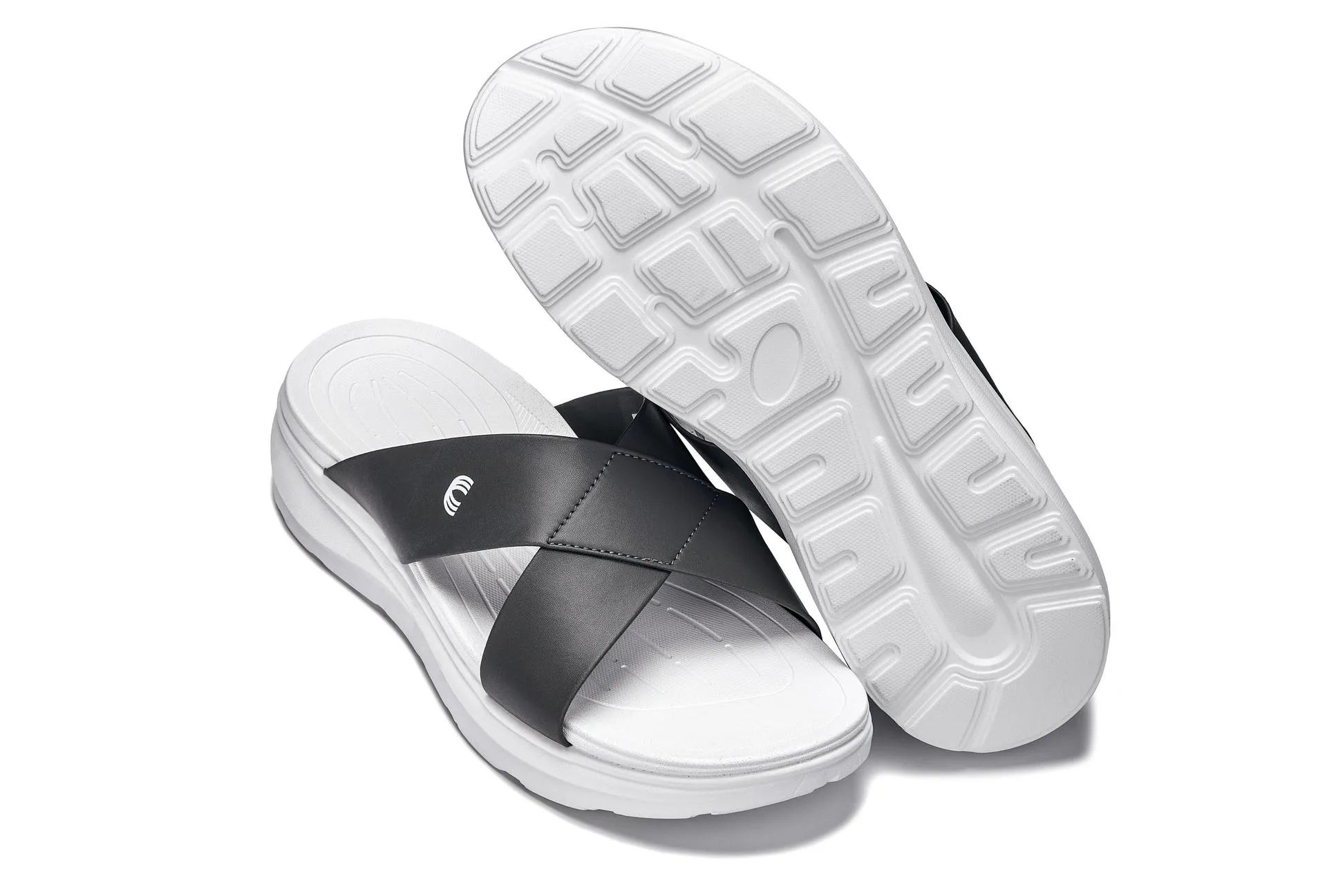 CALTO - X1654 - 2 Inches Taller (White/Matte Steel Grey)