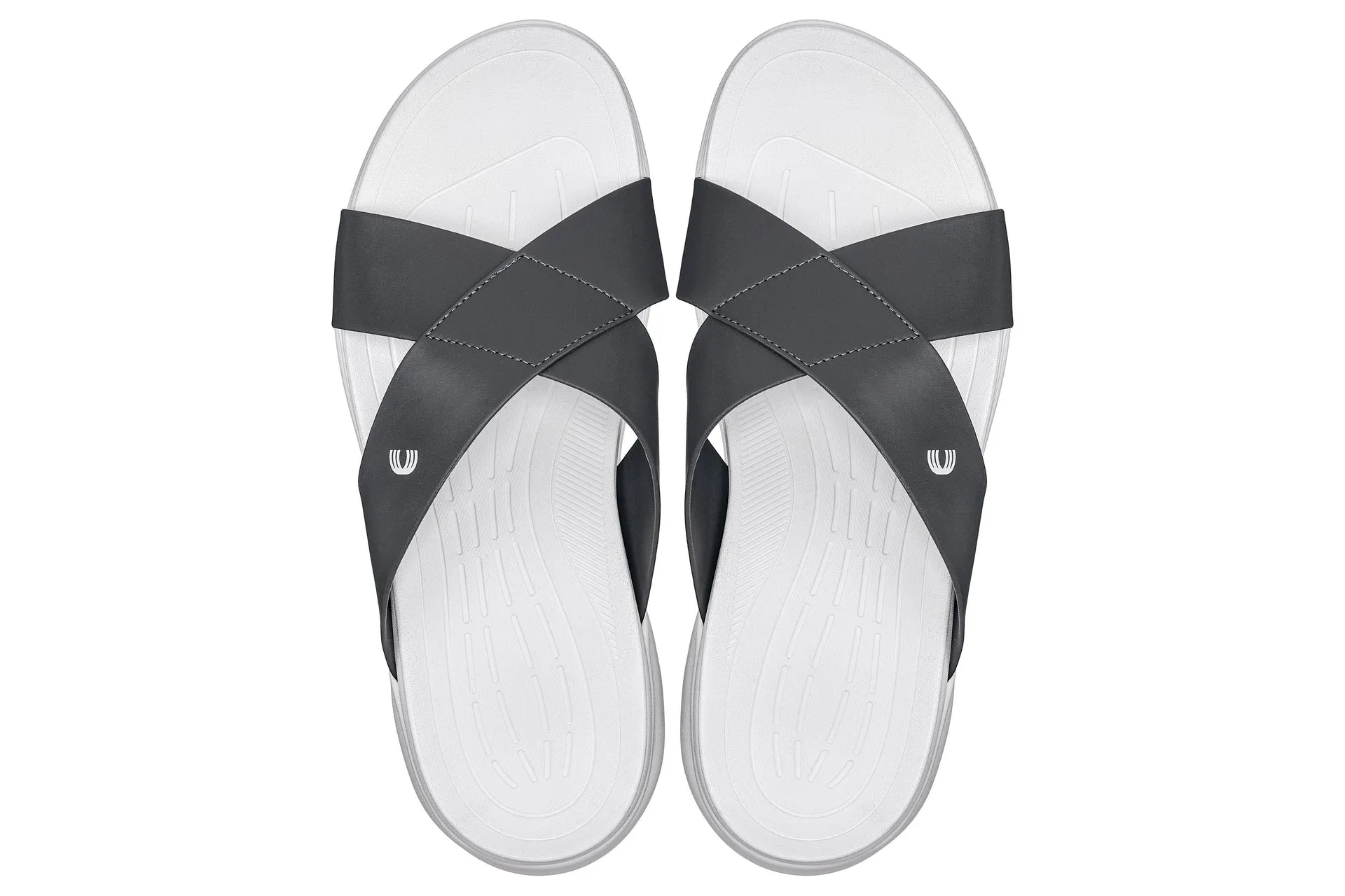 CALTO - X1654 - 2 Inches Taller (White/Matte Steel Grey)