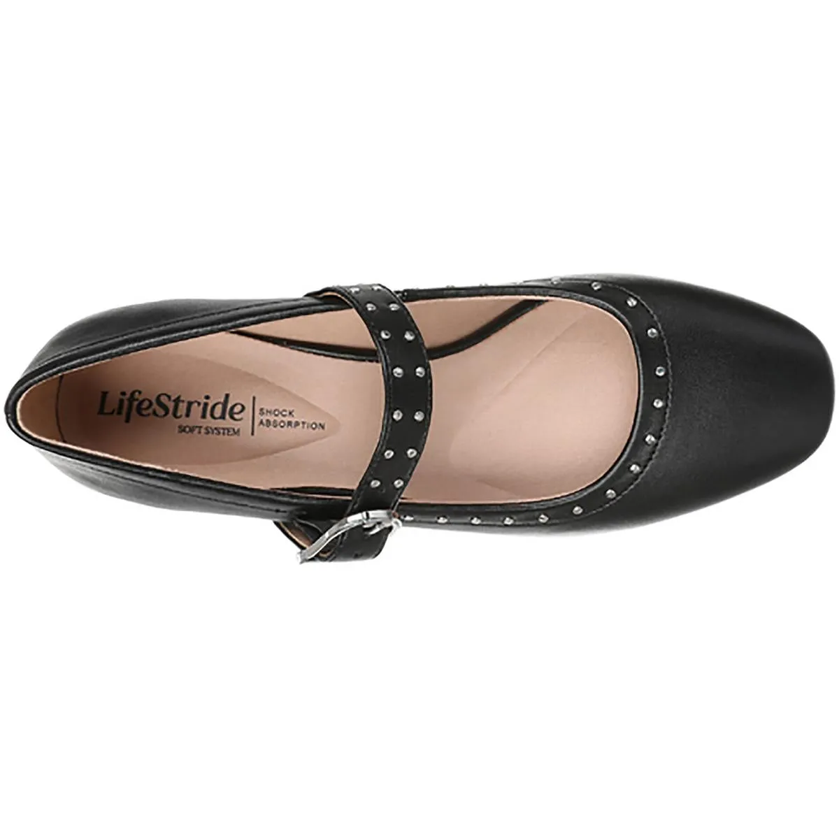 Cameo MJ 2 Womens Studded Faux Leather Mary Janes