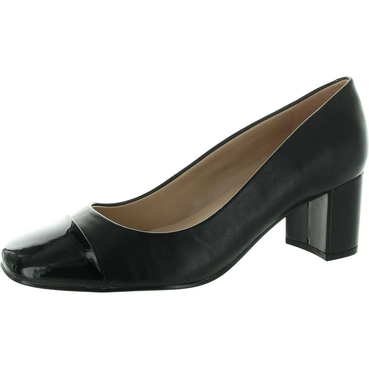Candy 3 Womens Faux Leather Toe Cap Loafers