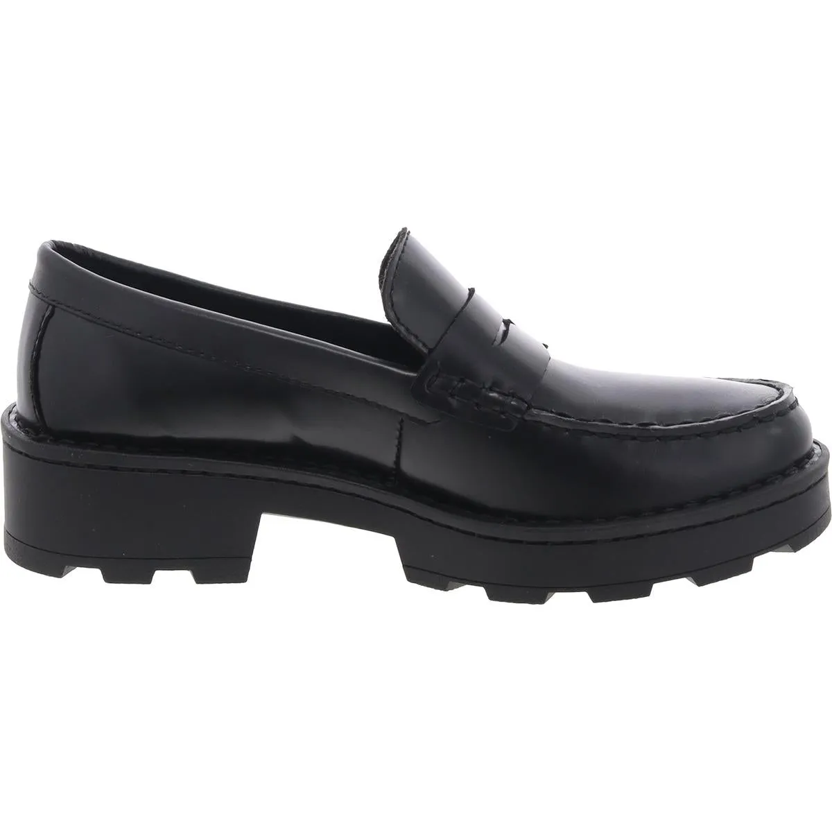 CARRERA Womens Cushioned Footbed Leather Loafers