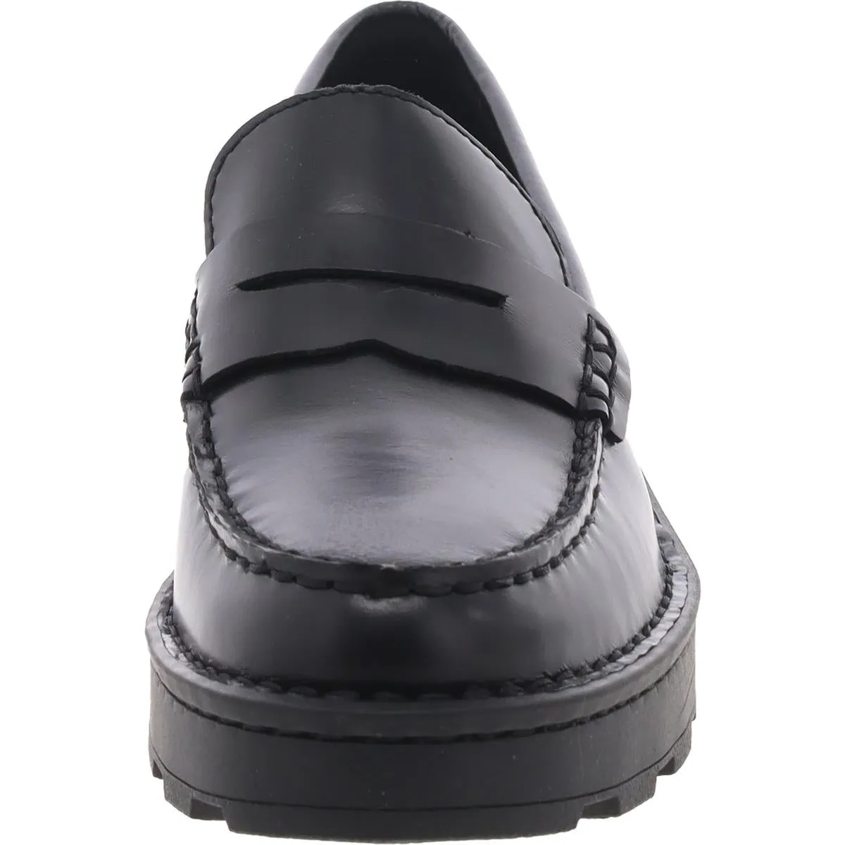 CARRERA Womens Cushioned Footbed Leather Loafers