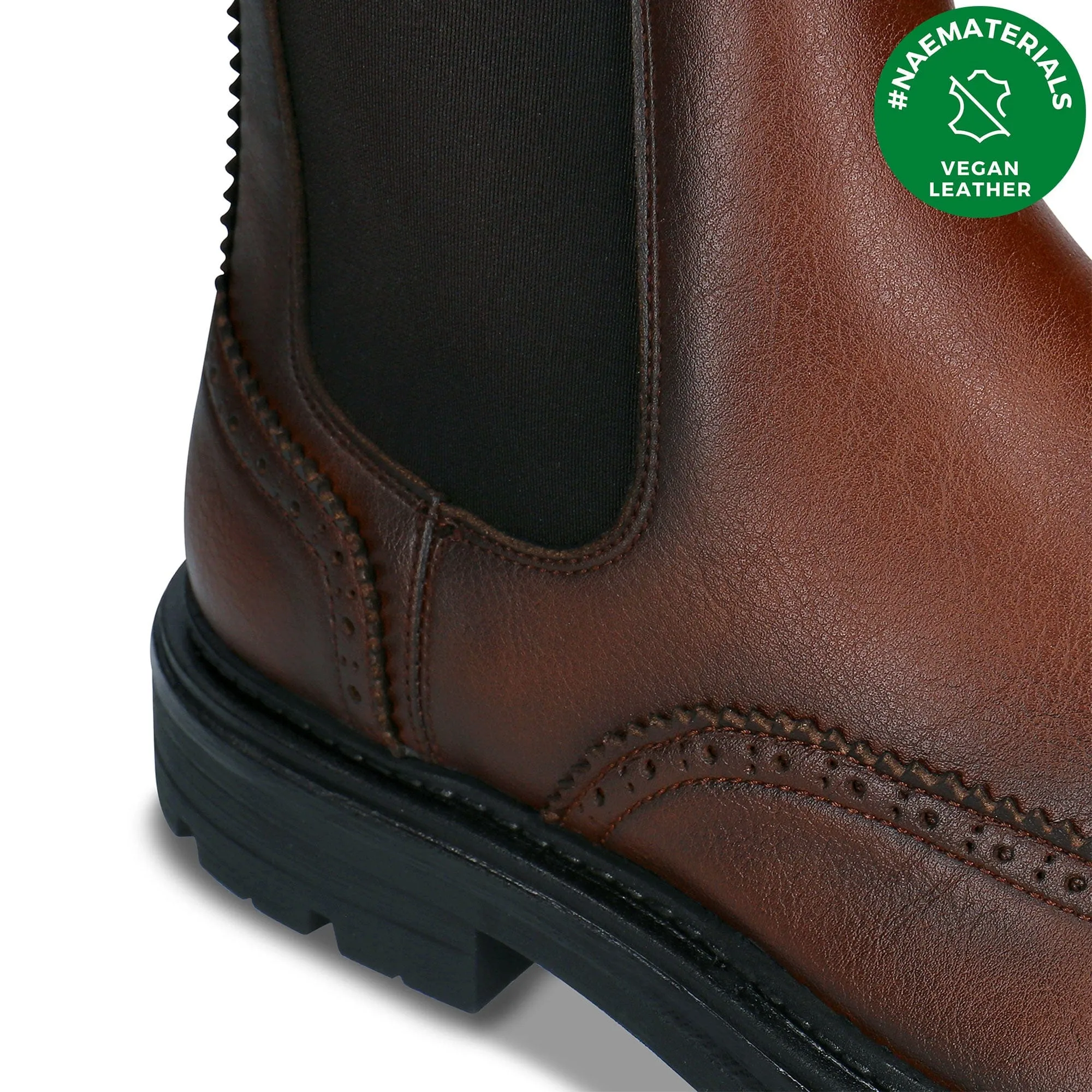 Casian Men's Chelsea Vegan Boots | Brown