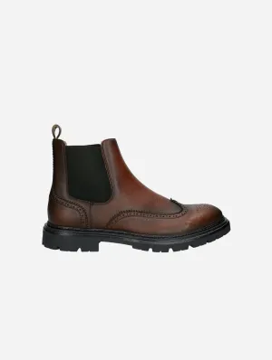 Casian Men's Chelsea Vegan Boots | Brown